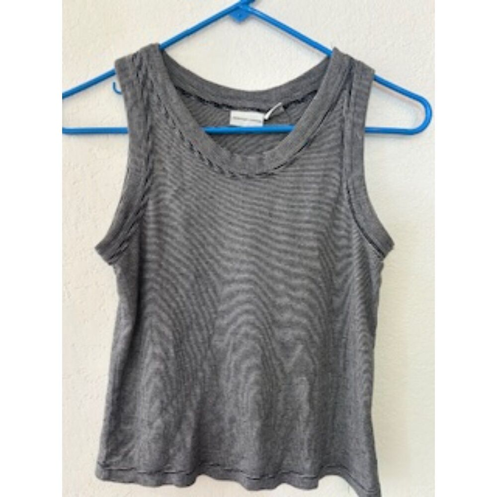 Newport News Gray Striped Tank